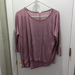 Idealogy Top Lightweight Purple Size Medium